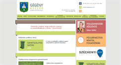 Desktop Screenshot of gegeny.hu