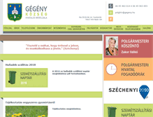 Tablet Screenshot of gegeny.hu